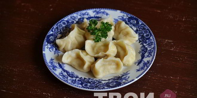 Рецепт вареников с грибами