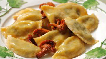 Рецепт Вареников с капустой и грибами