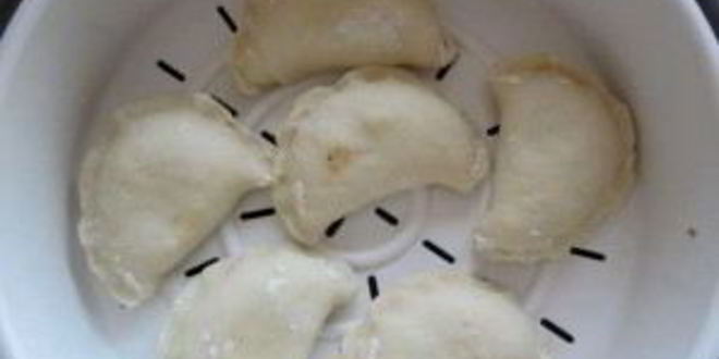 Рецепт вареников с капустой на пару