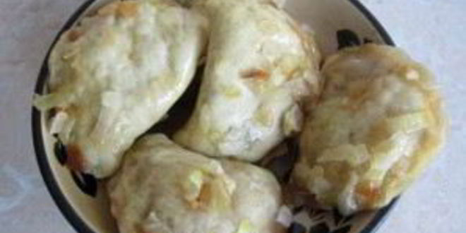 Рецепт вареников с капустой на пару