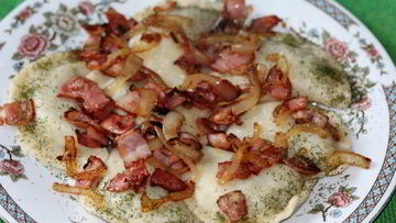 Рецепт Вареников с квашеной капустой