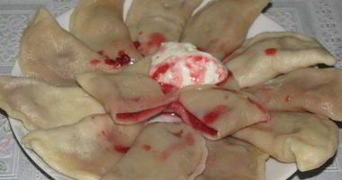 Рецепт Вареников с малиной