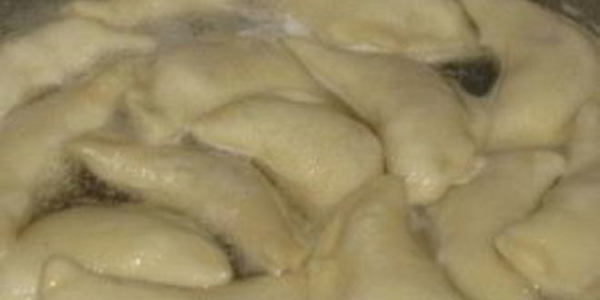 Рецепт вареников с малиной