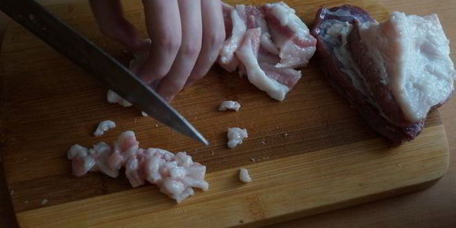 Рецепт вареников с рубленой картошкой и прослойкой