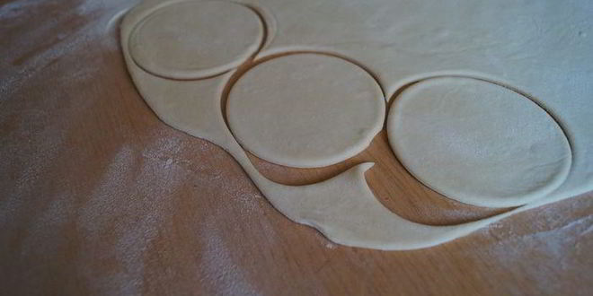 Рецепт вареников с рубленой картошкой и прослойкой