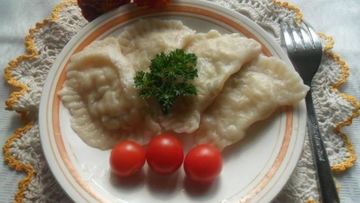 Рецепт Вареников с сырой картошкой постные