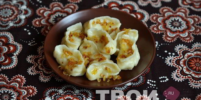 Рецепт вареников с толченой картошкой