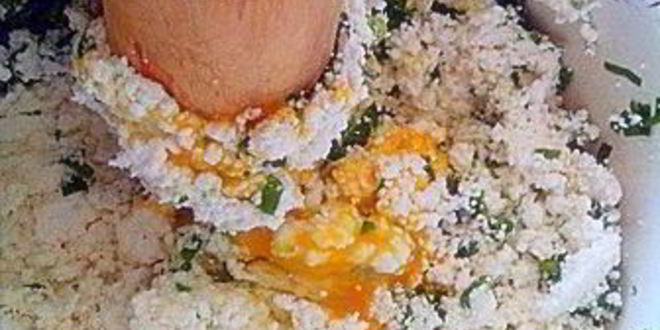 Рецепт вареников с творогом и зеленым луком