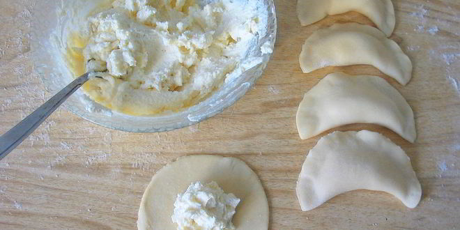 Рецепт вареников с творогом