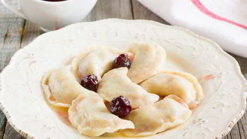 Рецепт Вареников с вишней