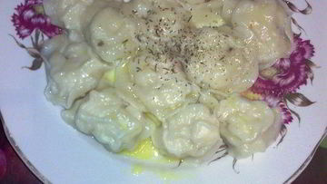 Рецепт Заварных пельмешков с куриным мясом