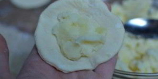 Рецепт жареных вареников с картошкой