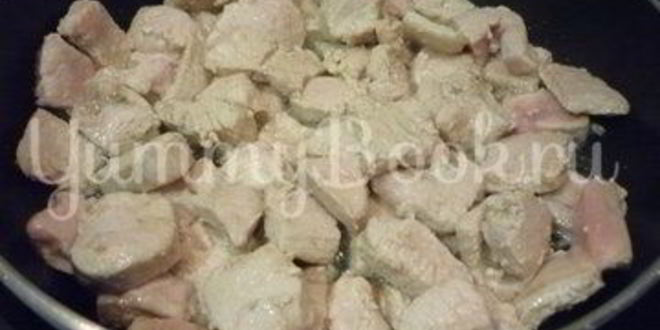 Рецепт легкого жаркого с тыквой и индейкой