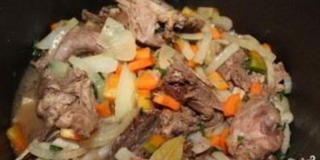 Рецепт жаркого из дикой утки