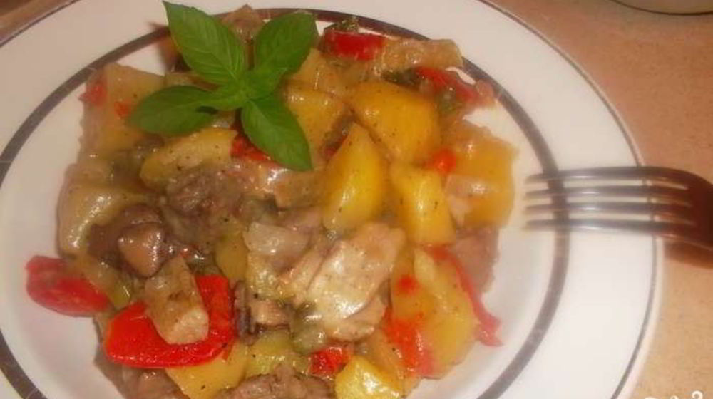 Как приготовить жаркое из грибов с картошкой