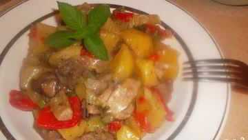 Рецепт Жаркого из грибов с картошкой