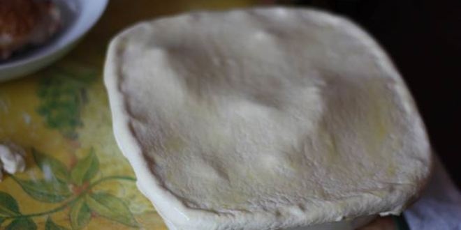 Рецепт жаркого из тыквы и курицы под нежной слоеной шапочкой