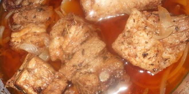 Рецепт жаркого с овощным рагу