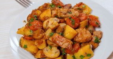 Рецепт Жаркого со свининой по-кавказски