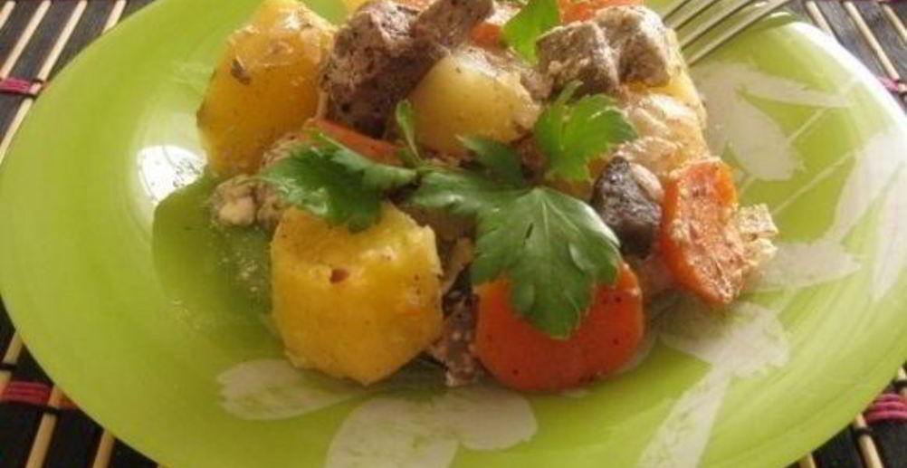 Рецепт свинину с картошкой в рукаве