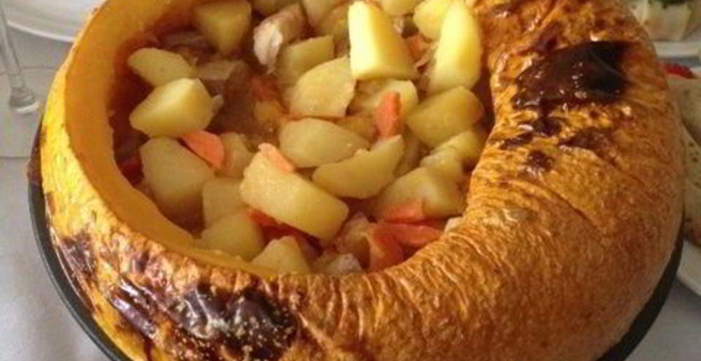 Рецепт грушу, фаршированную креветками и сыром