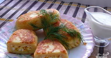 Рецепт Картофельных зраз с яйцом