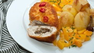 Рецепт Куриных зраз с грибами