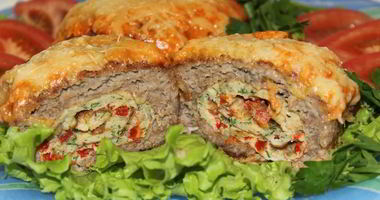 Рецепт Мясных зраз рулетных