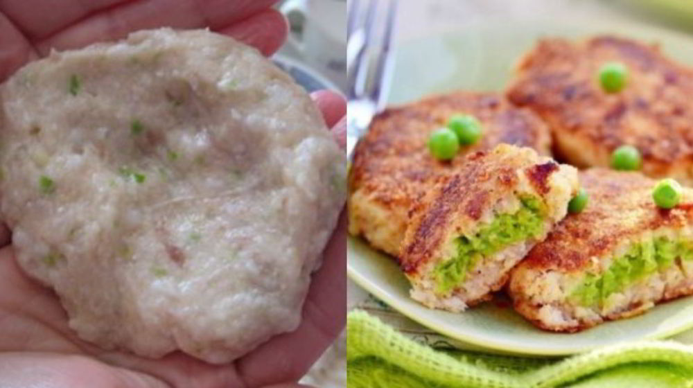 Как приготовить рыбные зразы с зеленым горошком