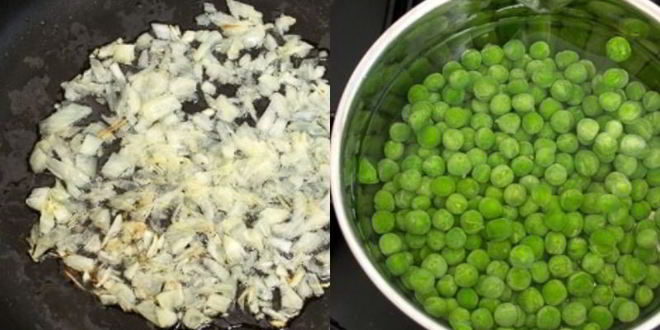 Рецепт рыбных зраз с зеленым горошком