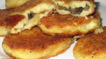 Рецепт Зраз с грибами и картошкой