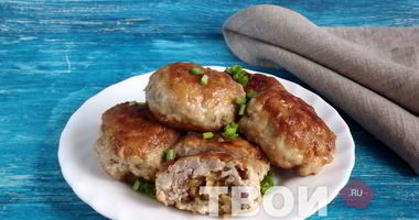 Рецепт Зраз с грибами