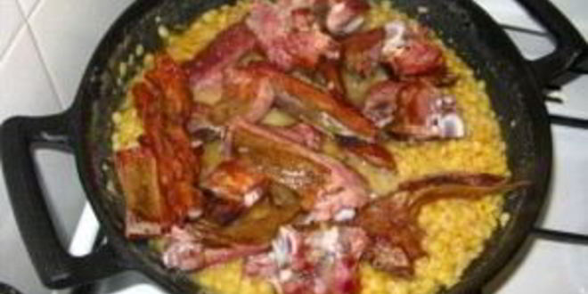 Рецепт гороховой каши с копчеными ребрышками