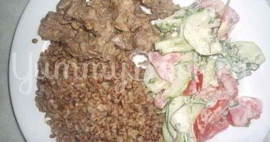 Рецепт Бефстроганова и гречневая каша