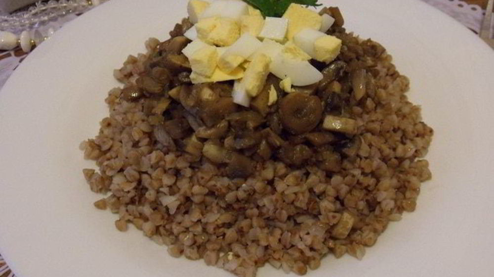 Как приготовить гречку с грибами