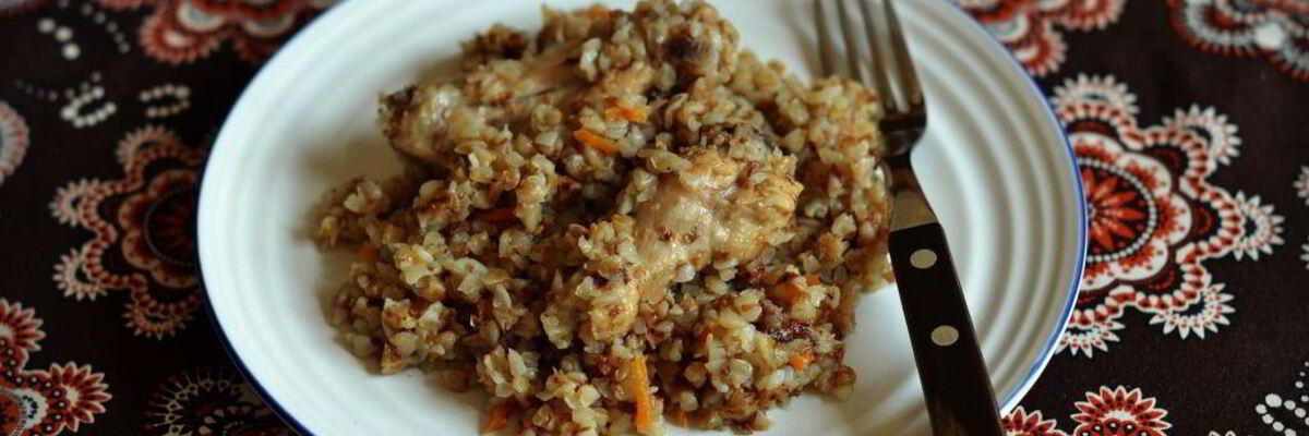 Рецепт Гречки с курицей в мультиварке