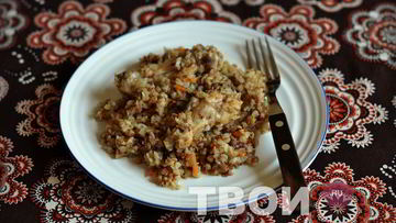 Рецепт Гречки с курицей в мультиварке