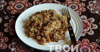 Рецепт Гречки с курицей в мультиварке