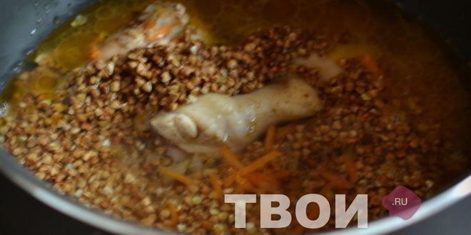 Рецепт гречки с курицей в мультиварке