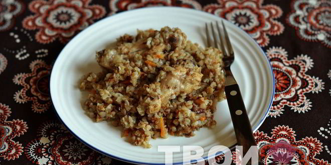 Рецепт гречки с курицей в мультиварке