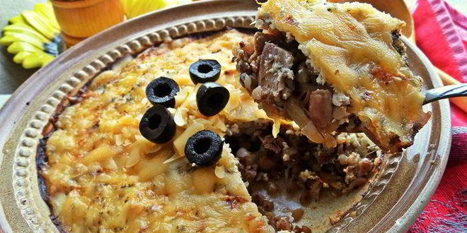 Рецепт гречки с курочкой под сыром