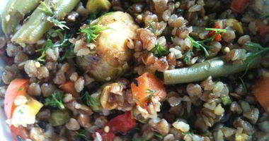 Рецепт Гречки с овощами для худеющих