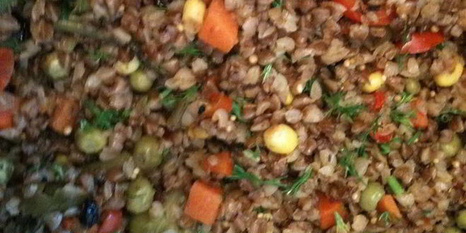 Рецепт гречки с овощами для худеющих