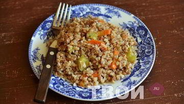 Рецепт Гречки с овощами
