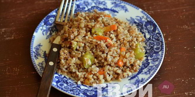 Рецепт гречки с овощами