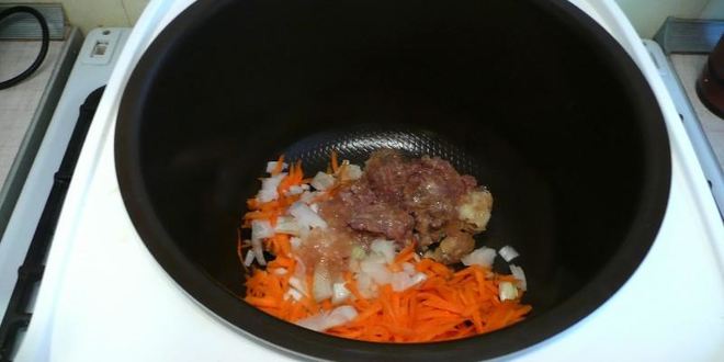 Рецепт гречки с тушенкой в мультиварке