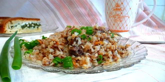 Рецепт гречки с тушенкой в мультиварке