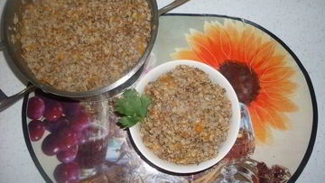 Рецепт Гречневой каши по-царски с индейкой