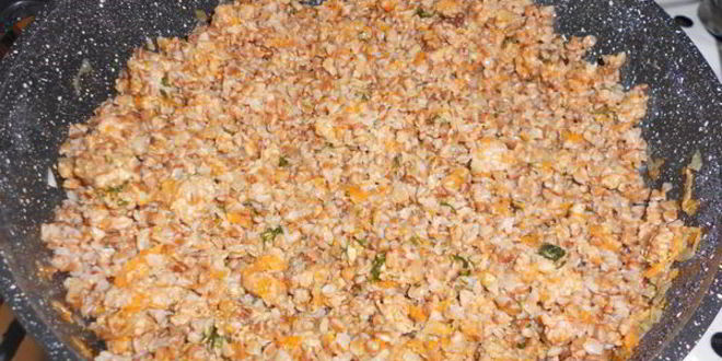 Рецепт гречневой каши с фаршем