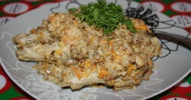 Рецепт Гречневой каши с курицей в мультиварке